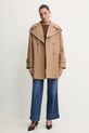 Хлопковый тренч MICHAEL Michael Kors MR520GTDTY бежевый SS25