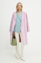 Weekend Max Mara cappotto in lana 2515011011600 rosa SS25