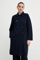 Weekend Max Mara palton de lână bleumarin 2515011021600