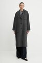 Vlnený kabát Weekend Max Mara 2515011031600 sivá SS25