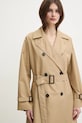 Weekend Max Mara trencz dwustronny 2515021011600 beżowy