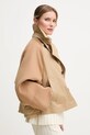 Weekend Max Mara palton din lână maro 2515081041600