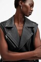 Oblečenie Kožená vesta AllSaints BILLIE W064LB čierna