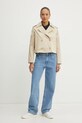 Тренч BOSS Orange 50540718 бежевый SS25