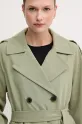 Dkny płaszcz zielony DLEMPQ97