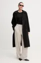 Dkny płaszcz DLEMPQ97 czarny SS25