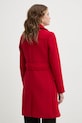 Îmbrăcăminte Morgan palton din lana GRIMA GRIMA rosu