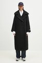 Пальто з домішкою вовни GANNI Textured Boucle Wool W0024