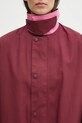 Pamučni kaput Kenzo bordo FF52OU1439OU.24