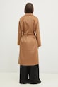Odzież Anine Bing płaszcz wełniany Dylan Coat A.01.4001 brązowy