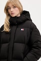 Μπουφάν με επένδυση από πούπουλα Tommy Jeans μαύρο DW0DW21977