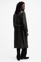 Kožený kabát AllSaints NEO černá M005LB