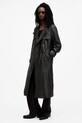 Kožený kabát AllSaints NEO M005LB čierna