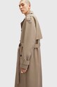Хлопковый тренч AllSaints SPENCER бежевый M009OZ