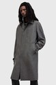 Вовняне пальто AllSaints GOODMAN M017OB сірий