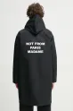 Куртка Drôle de Monsieur La Parka Slogan PERM.CT130.PA014.BL чорний SS25