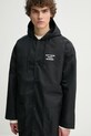 Clothing Drôle de Monsieur jacket La Parka Slogan PERM.CT130.PA014.BL black