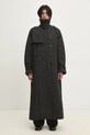 Oblečení Trench kabát VETEMENTS Metalized Wrinkled Trenchcoat UA66CO100B černá