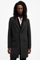 Пальто с примесью шерсти AllSaints WIXX M064OB чёрный SS25