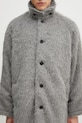 MKI MIYUKI ZOKU cappotto Faux Alpaca Car Coat FAUX.ALPACA.CAR.COAT.LI grigio