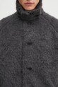 Пальто MKI MIYUKI ZOKU Faux Alpaca Car Coat FAUX.ALPACA.CAR.COAT.CH серый