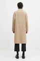 Abbigliamento A.P.C. cappotto con aggiunta di lino Mac Edouard COGXT.M01549 beige