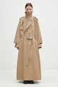 VETEMENTS trench Double Trench UA66CO400S beige SS25