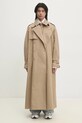 VETEMENTS trench Double Trench UA66CO400S beige