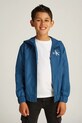 Детская куртка Calvin Klein Jeans с капюшоном голубой IB0IB02091.128.176.PPYA