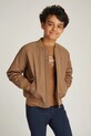 Детская куртка-бомбер Tommy Hilfiger с подкладкой коричневый KB0KB09363.PPYA