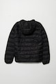 EA7 Emporio Armani geacă de puf pentru copii 7B000035.AF12477 negru SS25