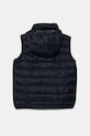 EA7 Emporio Armani vestă de puf pentru copii 7B000034.AF12477 bleumarin SS25