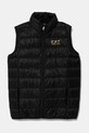 EA7 Emporio Armani vestă de puf pentru copii necaptusit negru 7B000034.AF12477
