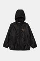 Дитяча куртка EA7 Emporio Armani з капюшоном чорний 7B000032.AF12981