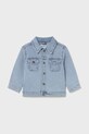 Dětská riflová bunda Mayoral soft denim nezateplené modrá 1471.3E.Baby.PPYA
