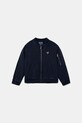 Куртка-бомбер с добавлением льна Guess с подкладкой тёмно-синий N5GL02.WG5G0.PPYA