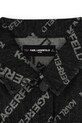 Детская хлопковая куртка Karl Lagerfeld чёрный Z30426.162.174