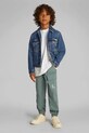 Дитяча джинсова куртка Calvin Klein Jeans джинс блакитний IB0IB02505.PPYA