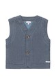 Detská ľanová vesta Donsje Larsel Linen Gilet Groom 4096401.98.128 modrá SS25