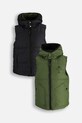 Детская двусторонняя безрукавка Coccodrillo WC5178502OBK чёрный SS25