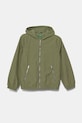 Дитяча куртка United Colors of Benetton з капюшоном зелений 2IGGCN05Z.G.Seasonal