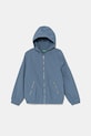 Детская куртка United Colors of Benetton с капюшоном голубой 2IGGCN05Z.G.Seasonal