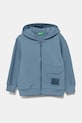 Дитяча бавовняна кофта United Colors of Benetton бавовна блакитний 3T31G503Q.P.Seasonal