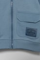 Хлопчик Дитяча бавовняна кофта United Colors of Benetton 3T31G503Q.P.Seasonal блакитний