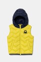 United Colors of Benetton vestă copii cu captuseala galben 2TWDGJ00G.P.Season.PPYA