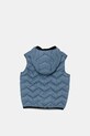 United Colors of Benetton vestă copii 2TWDGJ00G.P.Season.PPYA albastru SS25