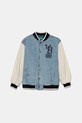 Дитяча куртка-бомбер United Colors of Benetton джинс блакитний 2R76CN069.G.Seasonal