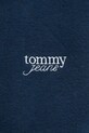Tommy Jeans kurtka bomber z domieszką wełny granatowy DW0DW19320