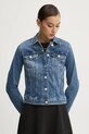 Джинсова куртка Tommy Jeans без підкладки блакитний DW0DW20158