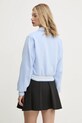 Îmbrăcăminte Tommy Jeans geaca din amestec de lana DW0DW20165 albastru